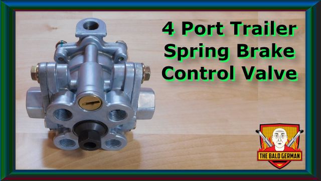 4 Port Trailer Spring Brake Control Valve