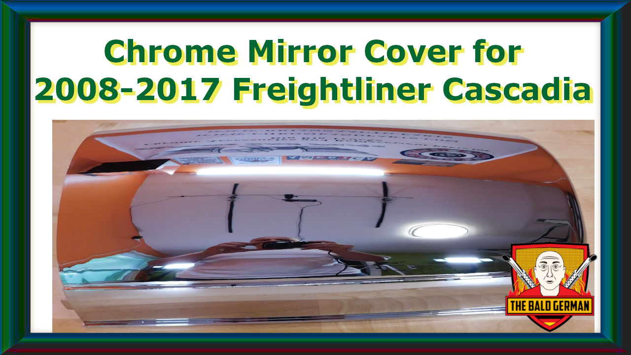 Mirror Cover for 2008-2017 Freightliner Cascadia in Chrome