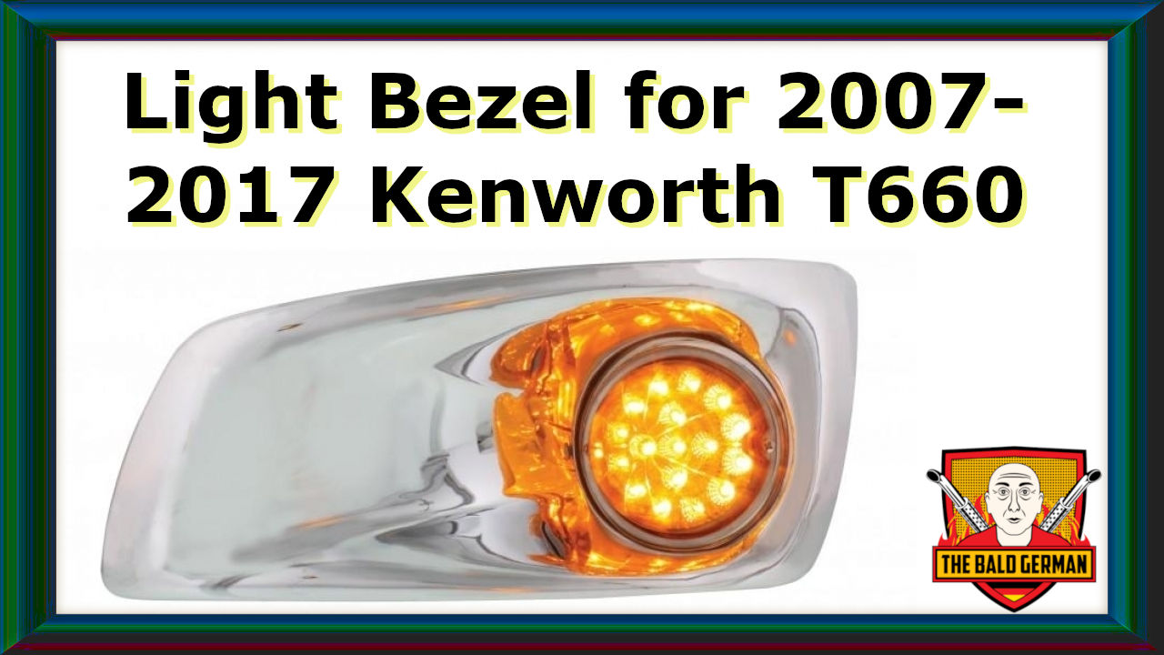 Watermelon LED Bumper Light Bezel for 2007-2017 Kenworth T660