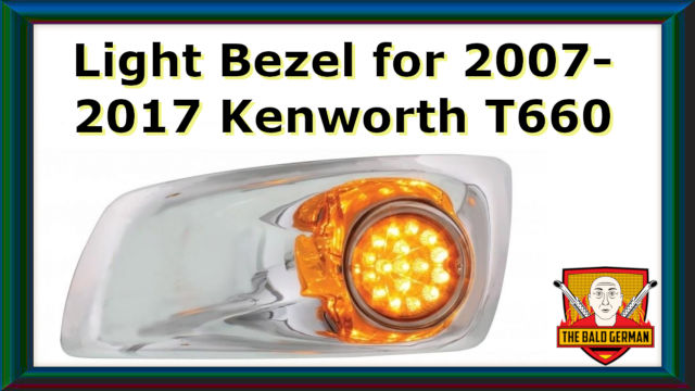 Watermelon LED Bumper Light Bezel for 2007-2017 Kenworth T660