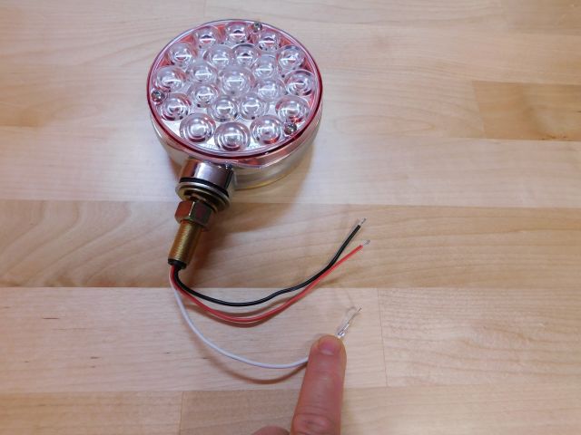 42 Amber/Red LEDs Double Face Stop Turn Signal Light